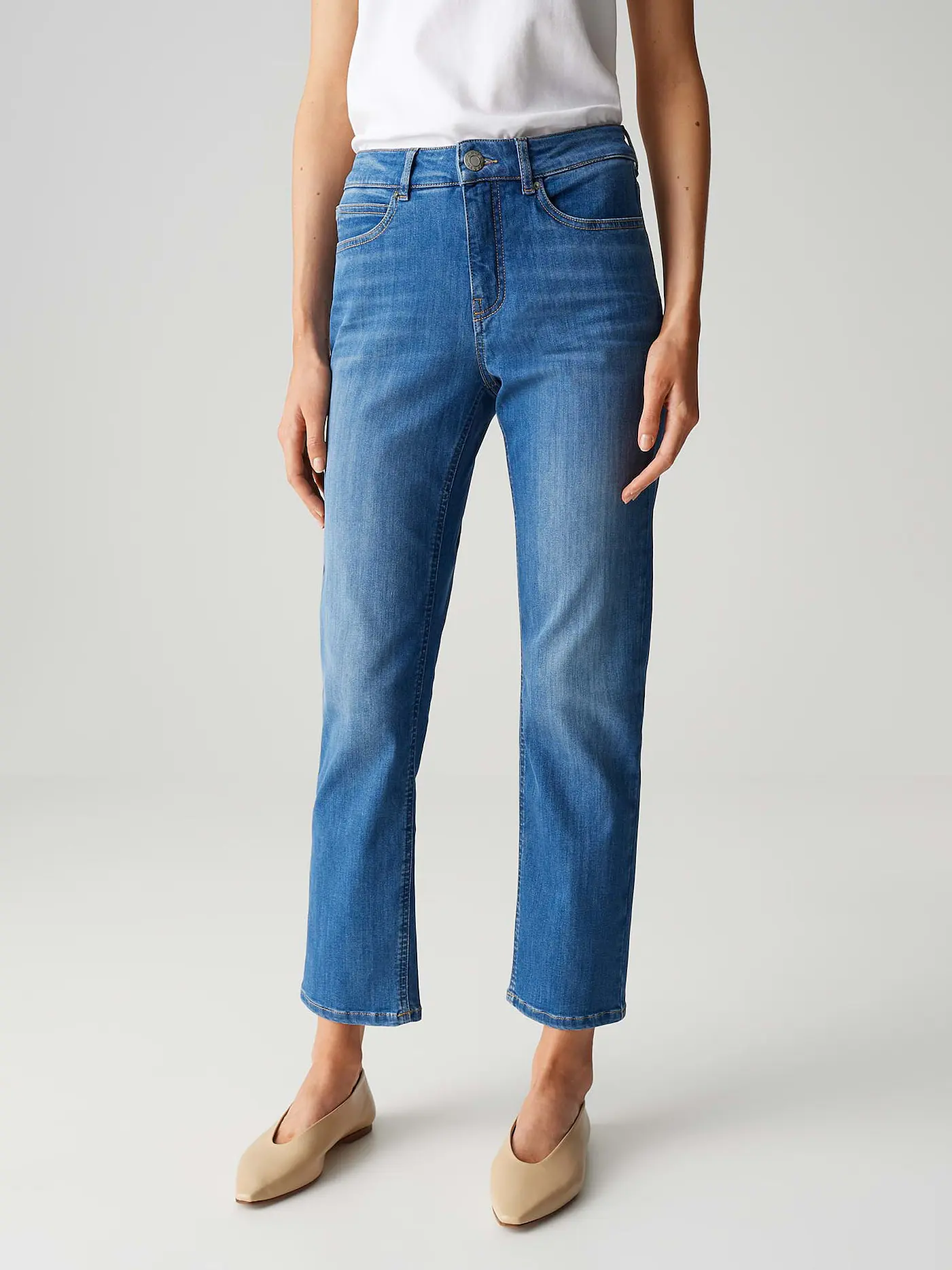 OPUS PANTS | Jeans Straight Fit MELLY BASE | blau